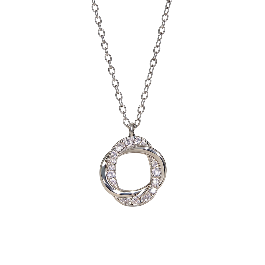 Twin Rings Necklace