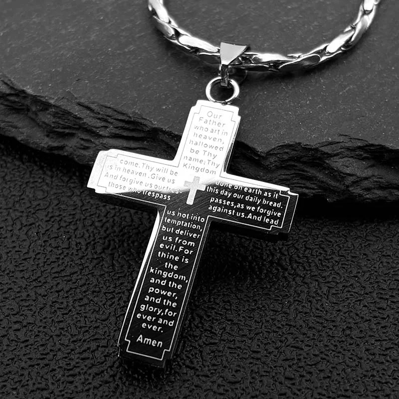 Evorith™ - The Lord's Prayer Cross Necklace