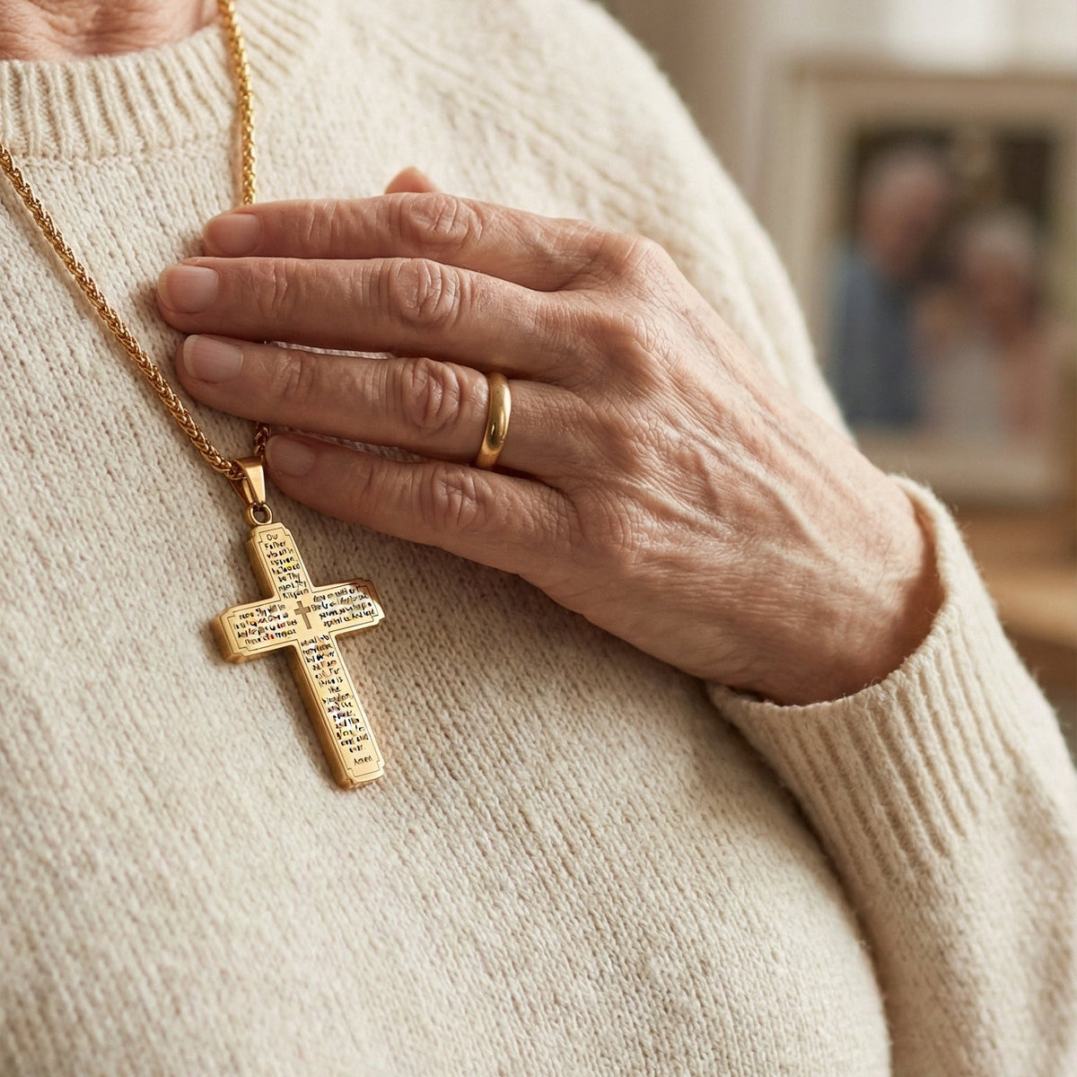 Evorith™ - The Lord's Prayer Cross Necklace