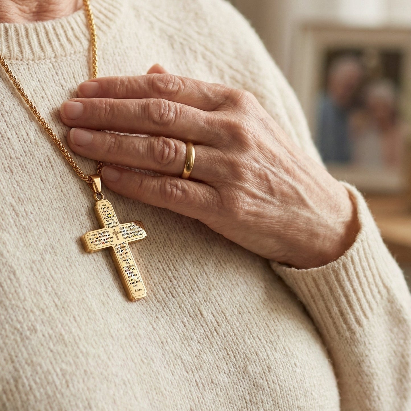 Evorith™ - The Lord's Prayer Cross Necklace