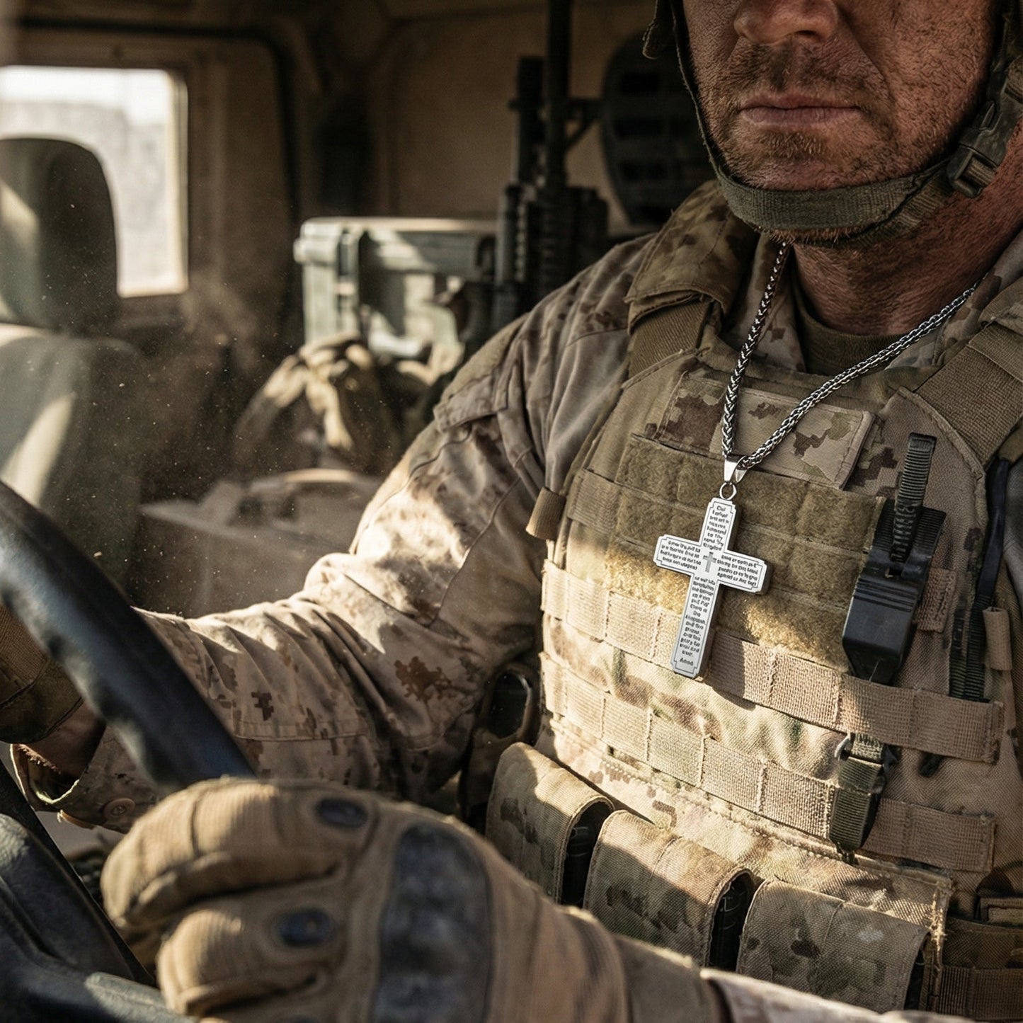 Evorith™ - The Lord's Prayer Cross Necklace